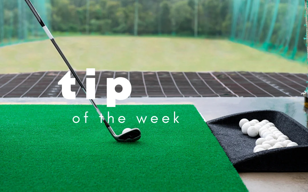 GOLF TIP: DIVOT PATTERNS ON THE RANGE