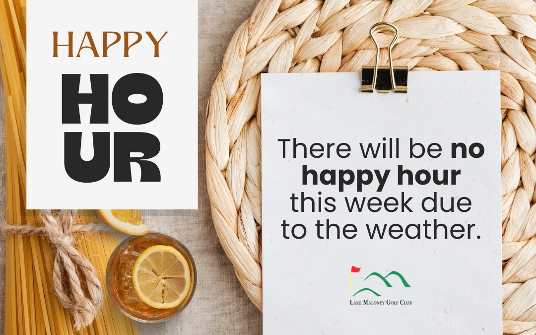 Happy Hour Cancelled