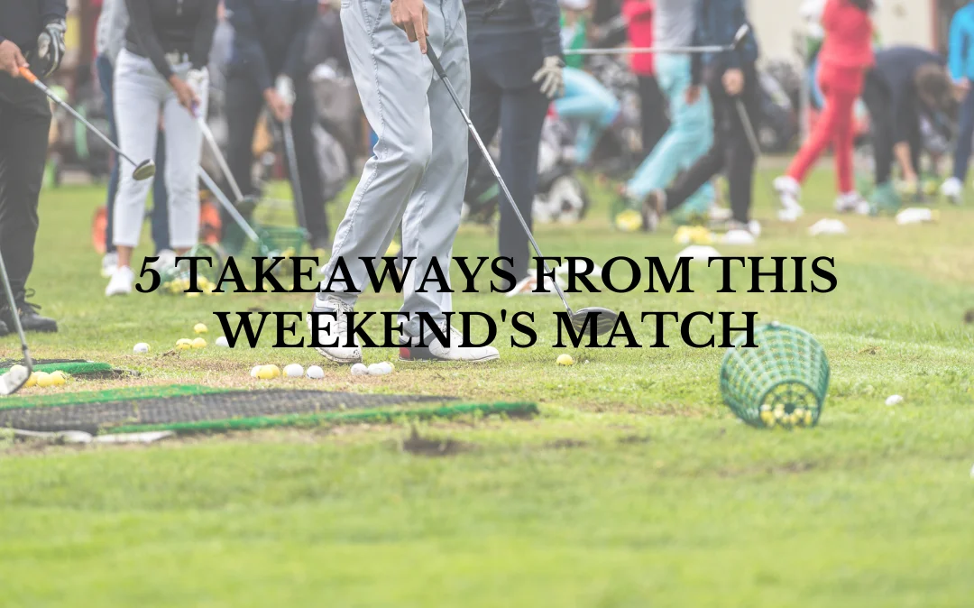 Takeaways from The Match