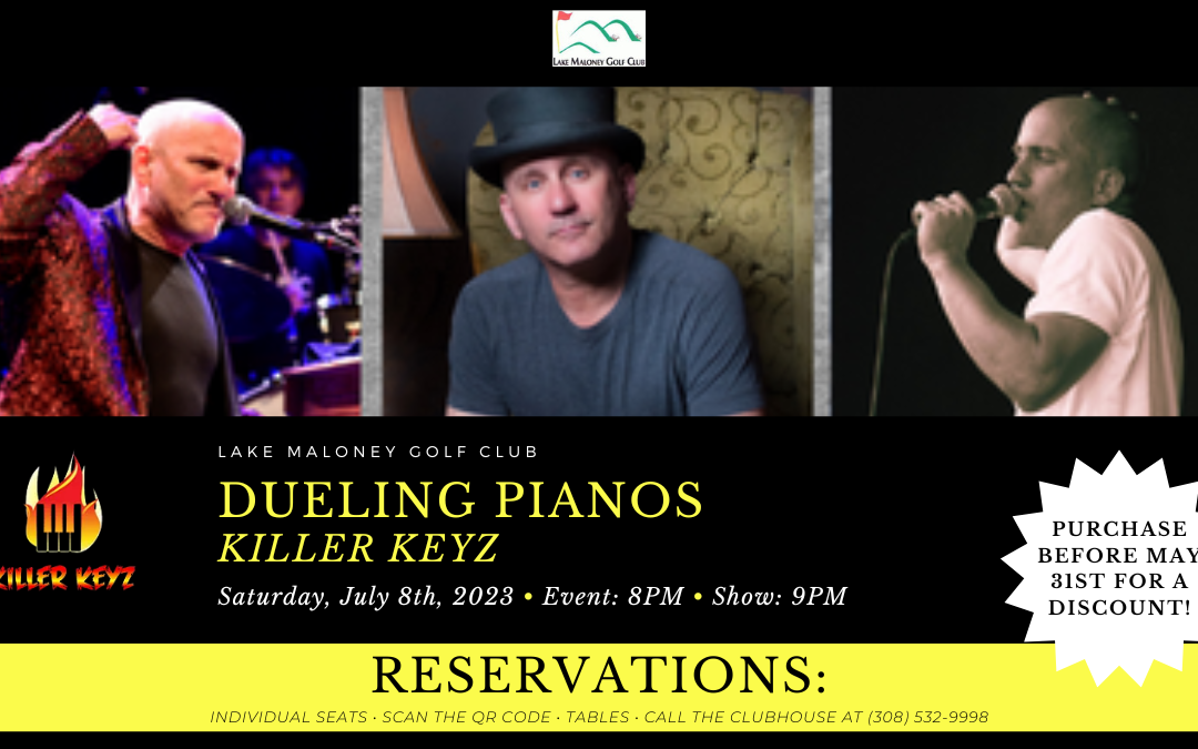 Dueling Pianos is next month, don’t miss out!