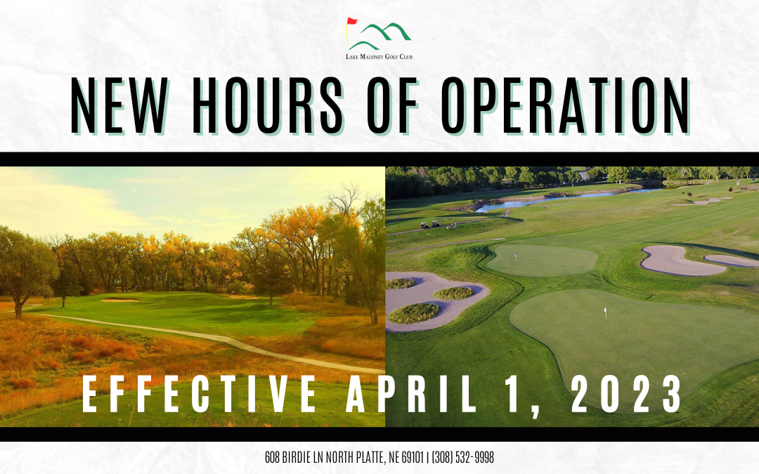 NEW HOURS OF OPERATION