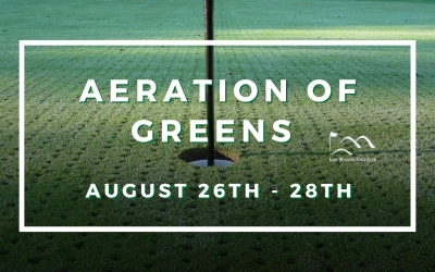 Aeration of Greens